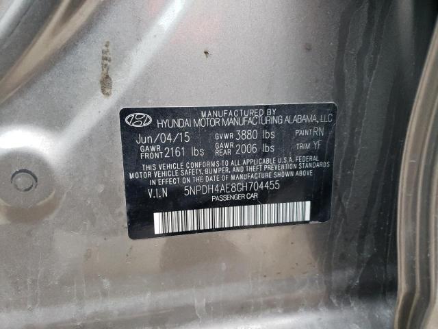 Photo 11 VIN: 5NPDH4AE8GH704455 - HYUNDAI ELANTRA 