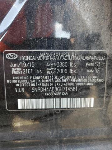 Photo 12 VIN: 5NPDH4AE8GH714581 - HYUNDAI ELANTRA SE 