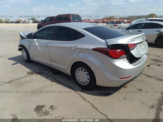 Photo 2 VIN: 5NPDH4AE8GH714869 - HYUNDAI ELANTRA 