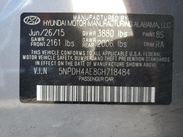 Photo 11 VIN: 5NPDH4AE8GH718484 - HYUNDAI ELANTRA 