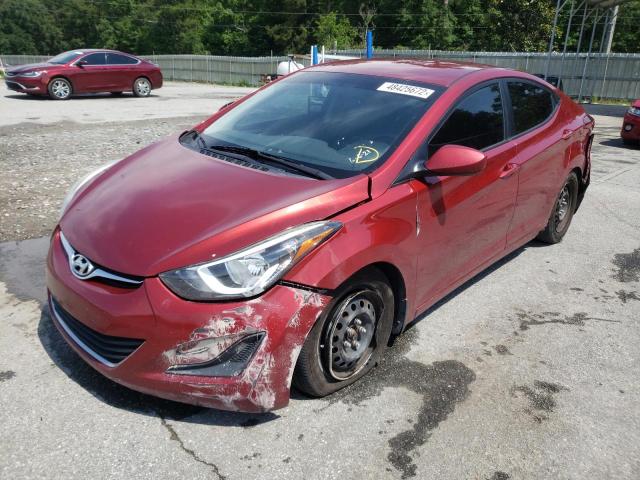 Photo 1 VIN: 5NPDH4AE8GH720431 - HYUNDAI ELANTRA SE 