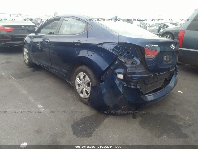 Photo 2 VIN: 5NPDH4AE8GH734295 - HYUNDAI ELANTRA 