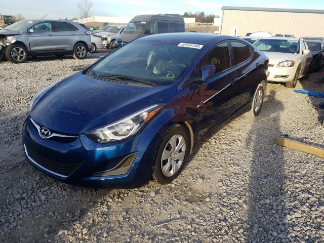 Photo 1 VIN: 5NPDH4AE8GH736015 - HYUNDAI ELANTRA SE 