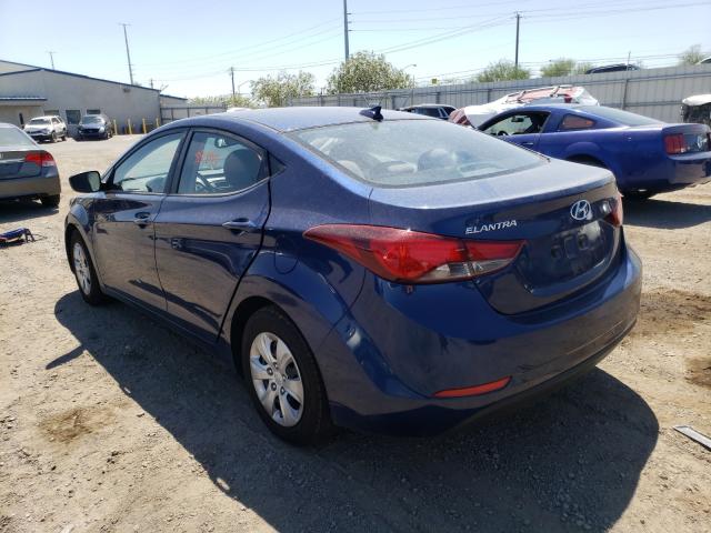 Photo 2 VIN: 5NPDH4AE8GH748617 - HYUNDAI ELANTRA SE 