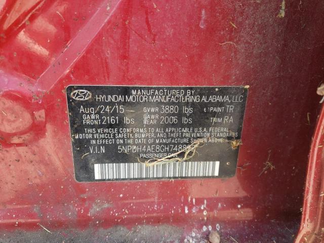 Photo 11 VIN: 5NPDH4AE8GH748892 - HYUNDAI ELANTRA 