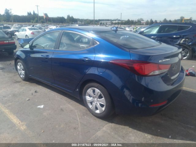 Photo 2 VIN: 5NPDH4AE8GH749654 - HYUNDAI ELANTRA 