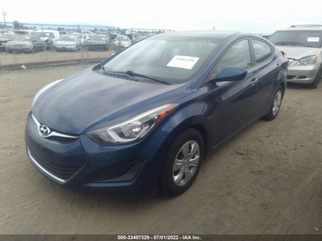 Photo 1 VIN: 5NPDH4AE8GH756796 - HYUNDAI ELANTRA 