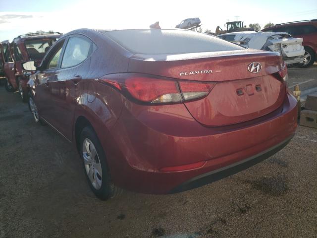 Photo 2 VIN: 5NPDH4AE8GH763991 - HYUNDAI ELANTRA SE 