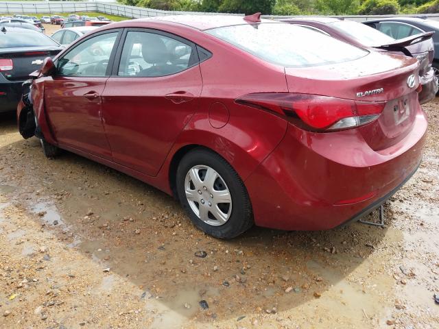 Photo 2 VIN: 5NPDH4AE8GH765742 - HYUNDAI ELANTRA SE 