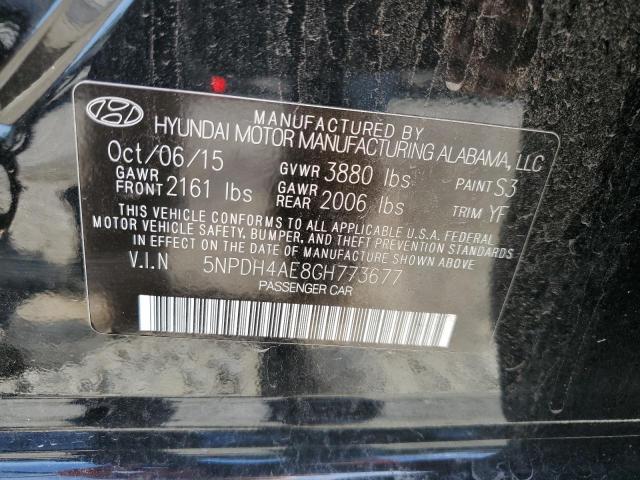 Photo 12 VIN: 5NPDH4AE8GH773677 - HYUNDAI ELANTRA 