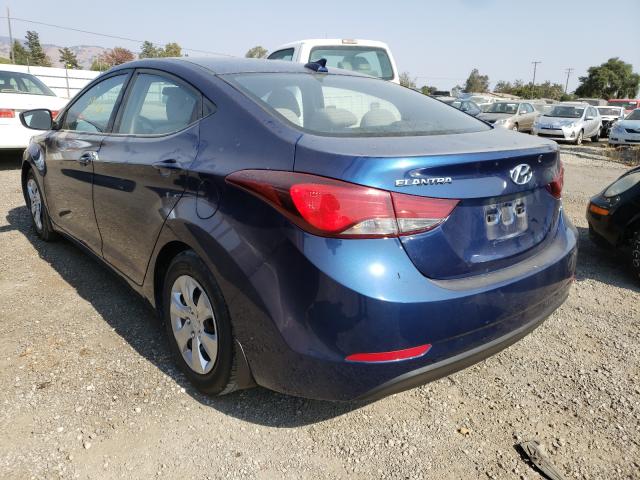 Photo 2 VIN: 5NPDH4AE8GH776384 - HYUNDAI ELANTRA SE 