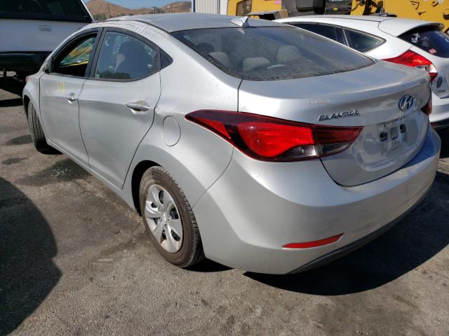 Photo 2 VIN: 5NPDH4AE8GH784114 - HYUNDAI ELANTRA SE 