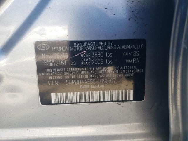 Photo 11 VIN: 5NPDH4AE8GH789507 - HYUNDAI ELANTRA SE 