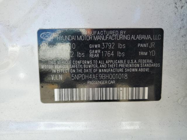 Photo 11 VIN: 5NPDH4AE9BH001018 - HYUNDAI ELANTRA 