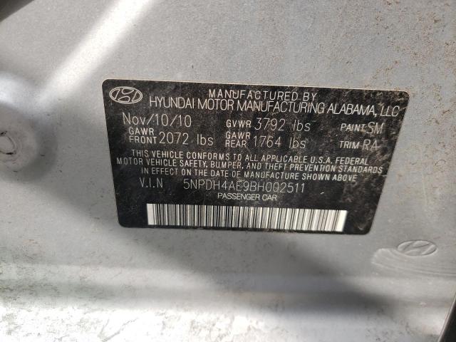 Photo 9 VIN: 5NPDH4AE9BH002511 - HYUNDAI ELANTRA 