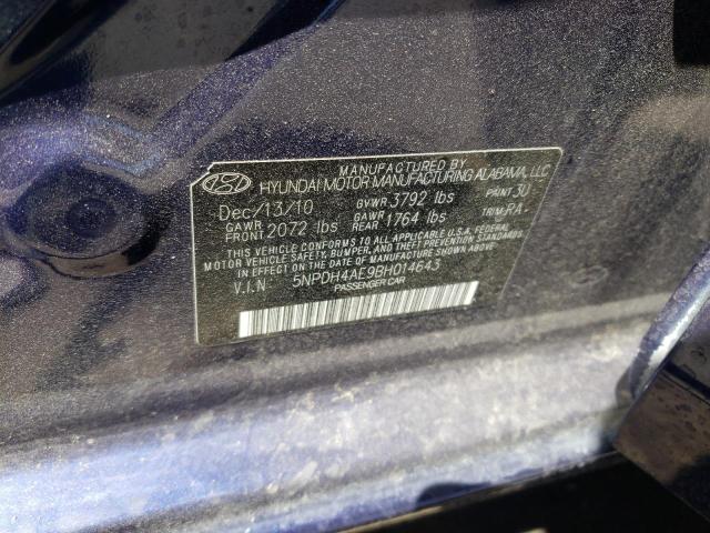 Photo 11 VIN: 5NPDH4AE9BH014643 - HYUNDAI ELANTRA GL 