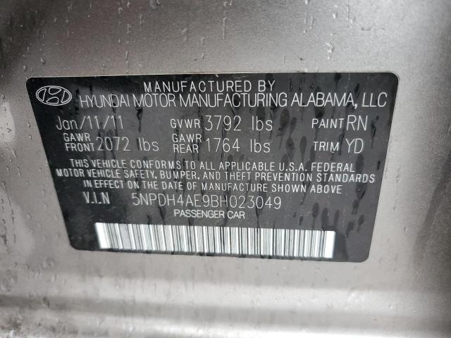 Photo 11 VIN: 5NPDH4AE9BH023049 - HYUNDAI ELANTRA 