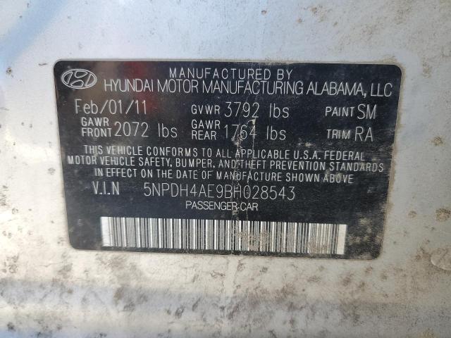 Photo 12 VIN: 5NPDH4AE9BH028543 - HYUNDAI ELANTRA 