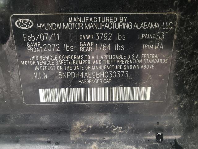 Photo 11 VIN: 5NPDH4AE9BH030373 - HYUNDAI ELANTRA GL 