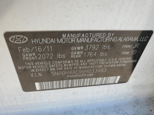 Photo 11 VIN: 5NPDH4AE9BH033483 - HYUNDAI ELANTRA 