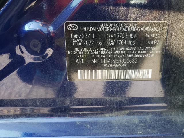 Photo 9 VIN: 5NPDH4AE9BH035685 - HYUNDAI ELANTRA GL 