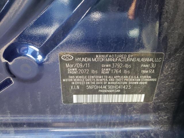 Photo 9 VIN: 5NPDH4AE9BH041423 - HYUNDAI ELANTRA GL 