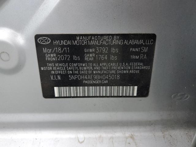 Photo 11 VIN: 5NPDH4AE9BH045018 - HYUNDAI ELANTRA GL 