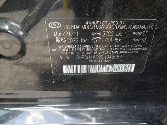 Photo 9 VIN: 5NPDH4AE9BH045987 - HYUNDAI ELANTRA GL 