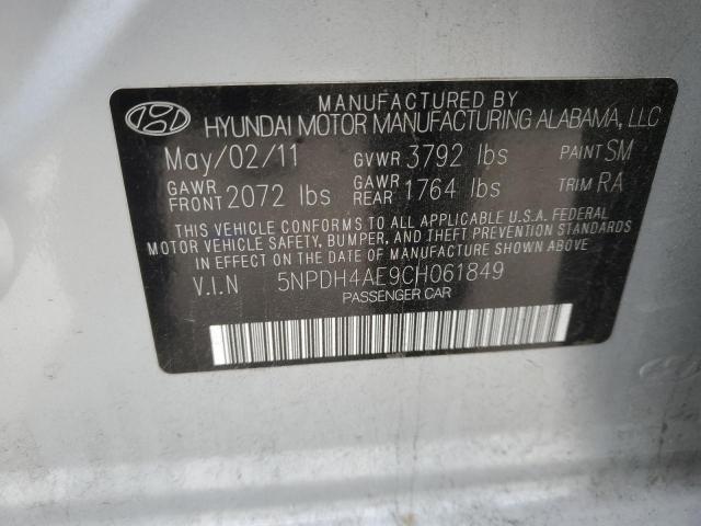 Photo 11 VIN: 5NPDH4AE9CH061849 - HYUNDAI ELANTRA 