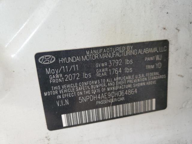 Photo 12 VIN: 5NPDH4AE9CH064864 - HYUNDAI ELANTRA 