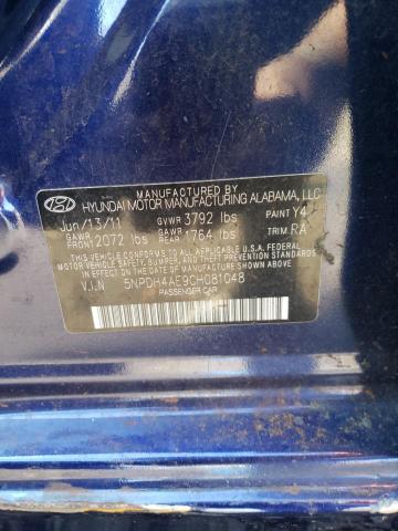 Photo 9 VIN: 5NPDH4AE9CH081048 - HYUNDAI ELANTRA GL 