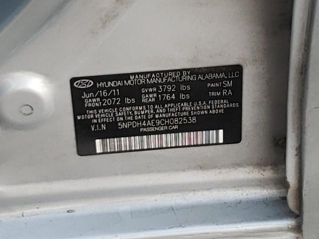 Photo 9 VIN: 5NPDH4AE9CH082538 - HYUNDAI ELANTRA GL 