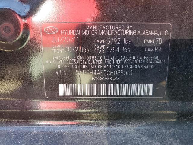 Photo 11 VIN: 5NPDH4AE9CH088551 - HYUNDAI ELANTRA GL 