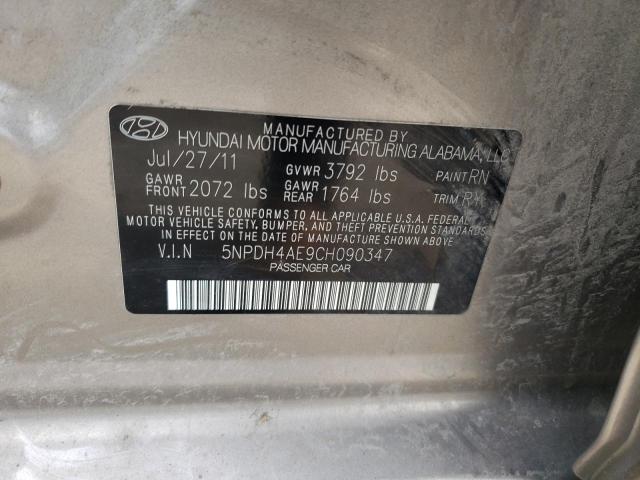 Photo 11 VIN: 5NPDH4AE9CH090347 - HYUNDAI ELANTRA 