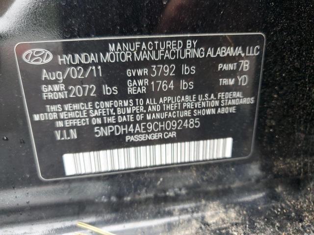 Photo 11 VIN: 5NPDH4AE9CH092485 - HYUNDAI ELANTRA GL 