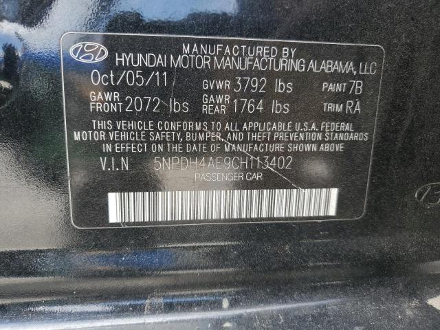 Photo 12 VIN: 5NPDH4AE9CH113402 - HYUNDAI ELANTRA 