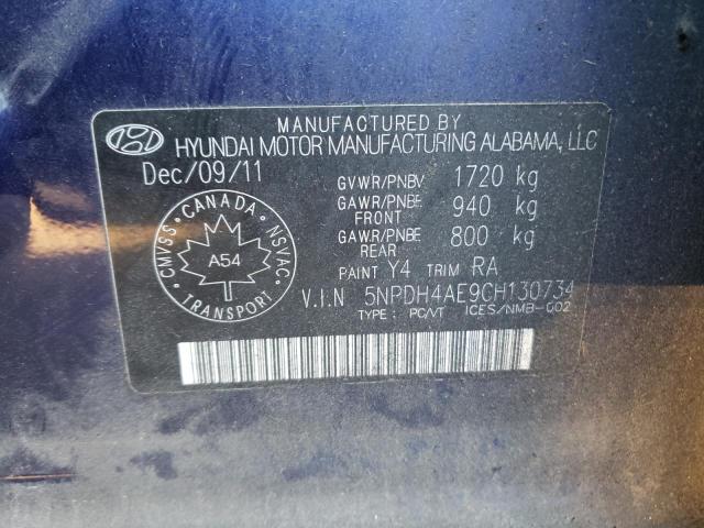 Photo 11 VIN: 5NPDH4AE9CH130734 - HYUNDAI ELANTRA 