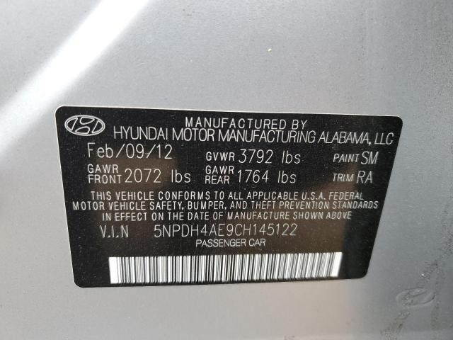 Photo 11 VIN: 5NPDH4AE9CH145122 - HYUNDAI ELANTRA GL 