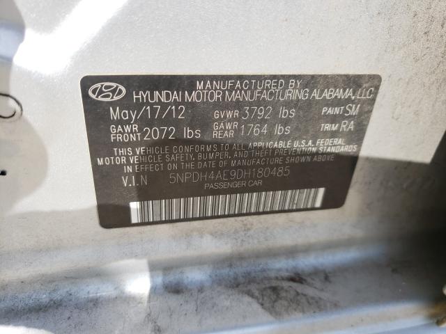 Photo 9 VIN: 5NPDH4AE9DH180485 - HYUNDAI ELANTRA GL 