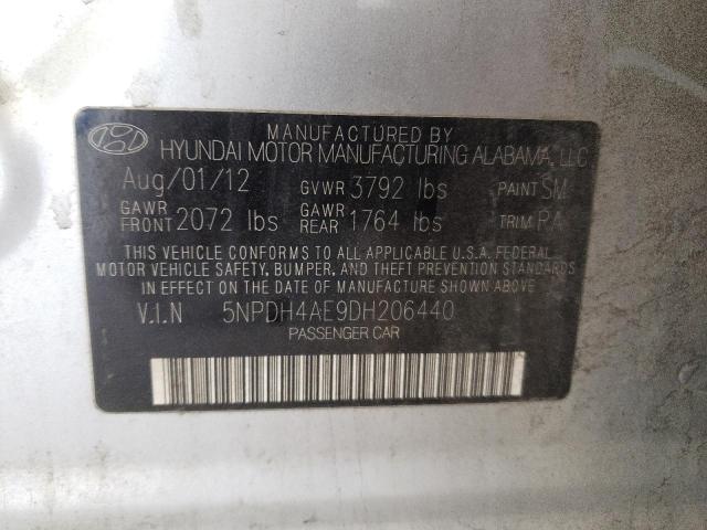 Photo 11 VIN: 5NPDH4AE9DH206440 - HYUNDAI ELANTRA GL 