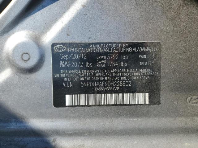 Photo 11 VIN: 5NPDH4AE9DH228602 - HYUNDAI ELANTRA GL 