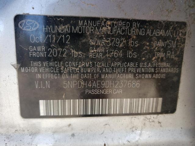 Photo 11 VIN: 5NPDH4AE9DH237686 - HYUNDAI ELANTRA 