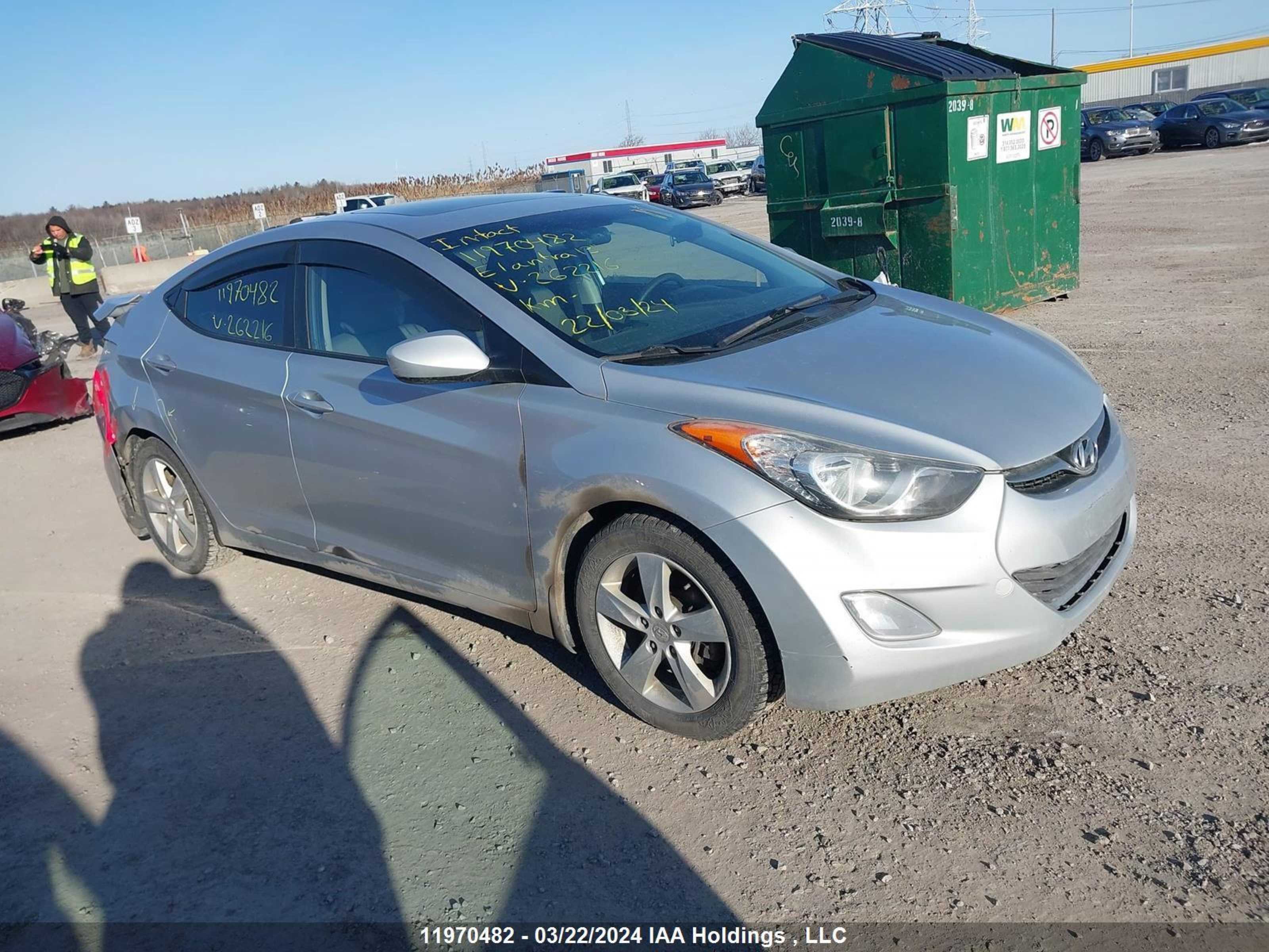 Photo 0 VIN: 5NPDH4AE9DH262216 - HYUNDAI ELANTRA 