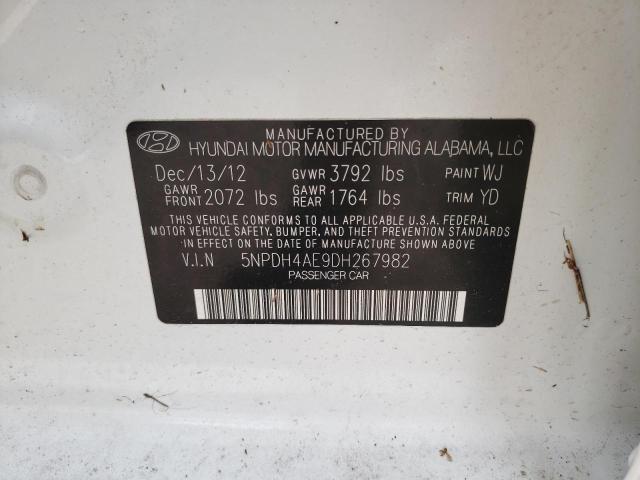 Photo 9 VIN: 5NPDH4AE9DH267982 - HYUNDAI ELANTRA GL 