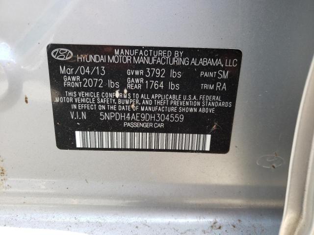 Photo 9 VIN: 5NPDH4AE9DH304559 - HYUNDAI ELANTRA GL 