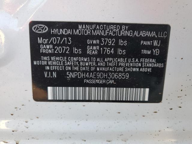 Photo 11 VIN: 5NPDH4AE9DH306859 - HYUNDAI ELANTRA 