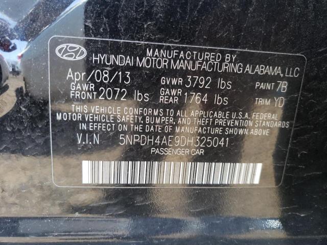 Photo 11 VIN: 5NPDH4AE9DH325041 - HYUNDAI ELANTRA GL 