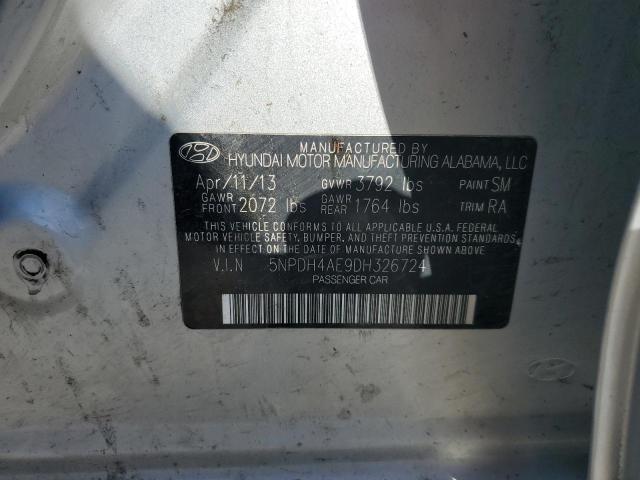 Photo 11 VIN: 5NPDH4AE9DH326724 - HYUNDAI ELANTRA GL 