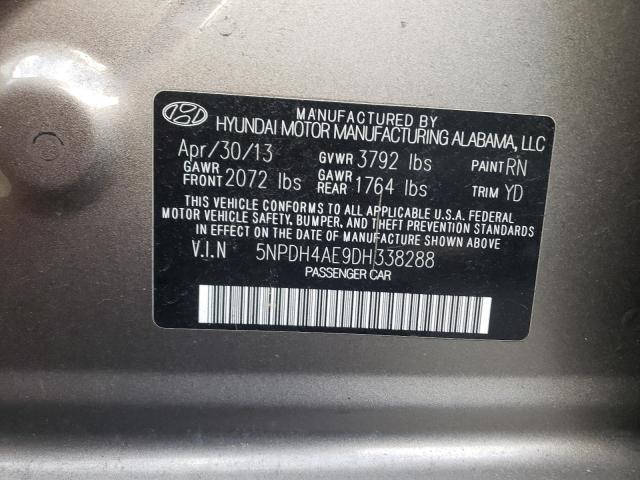 Photo 11 VIN: 5NPDH4AE9DH338288 - HYUNDAI ELANTRA 