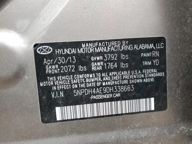 Photo 11 VIN: 5NPDH4AE9DH338663 - HYUNDAI ELANTRA 